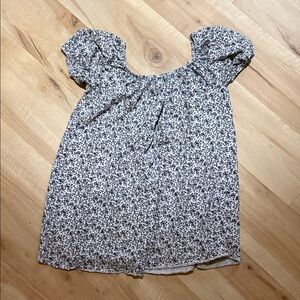 American Eagle Beachy Puff Sleeve Mini Dress, Size Large